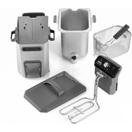 Fritadeira DeLonghi F 44510 CZ 3,5L 3200W em Aço Inoxidável com Termostato