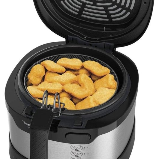 Friteuse Tefal Uno M FF215D Fenêtre 1 kg 1,8 L 1600W Thermostat