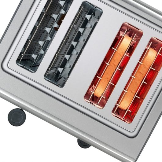Bosch TAT7S45 Tostadora 4 Rebanadas 1800W Negro