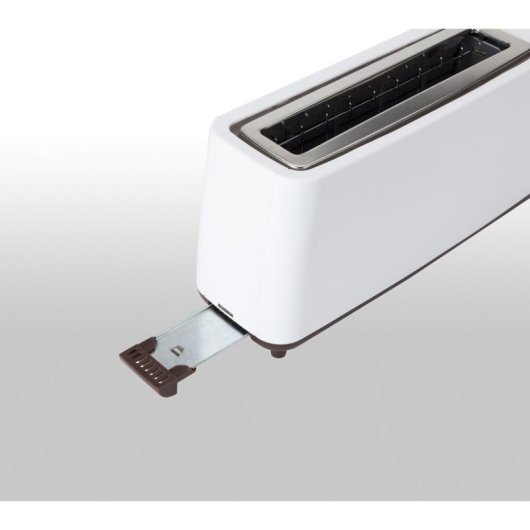 Broodrooster Jata TT579 1 Brede Sleuf 900 W 6 Bruiningsstanden Ontdooien Opwarmen Wit