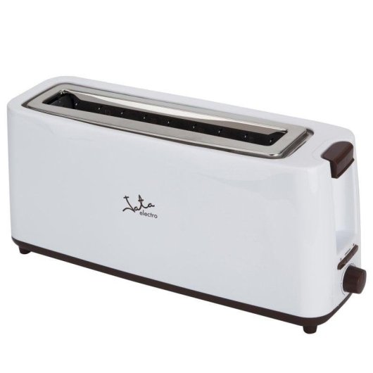 Broodrooster Jata TT579 1 Brede Sleuf 900 W 6 Bruiningsstanden Ontdooien Opwarmen Wit