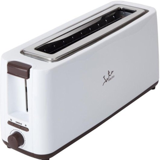 Broodrooster Jata TT579 1 Brede Sleuf 900 W 6 Bruiningsstanden Ontdooien Opwarmen Wit