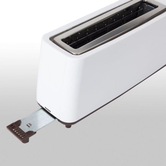 Broodrooster Jata TT579 1 Brede Sleuf 900 W 6 Bruiningsstanden Ontdooien Opwarmen Wit