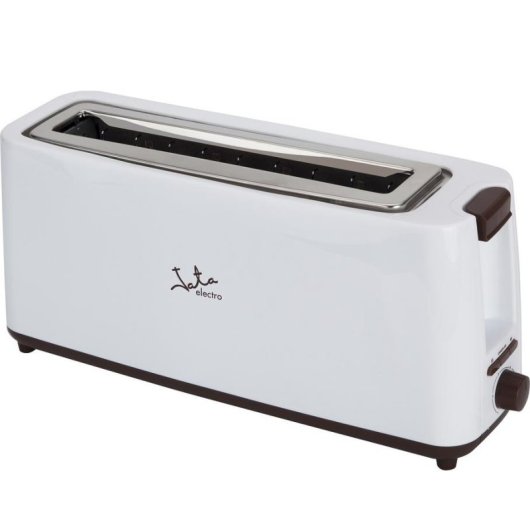 Broodrooster Jata TT579 1 Brede Sleuf 900 W 6 Bruiningsstanden Ontdooien Opwarmen Wit