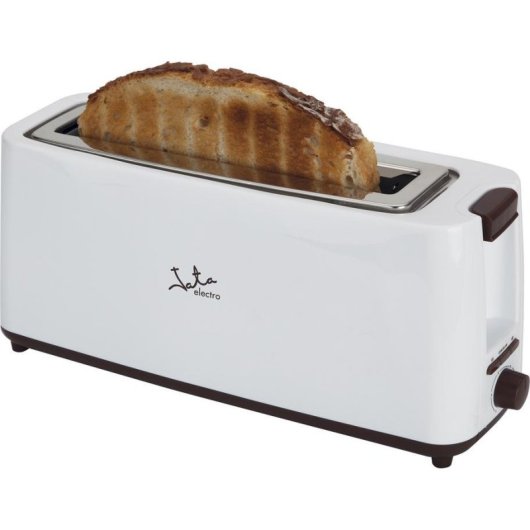Broodrooster Jata TT579 1 Brede Sleuf 900 W 6 Bruiningsstanden Ontdooien Opwarmen Wit