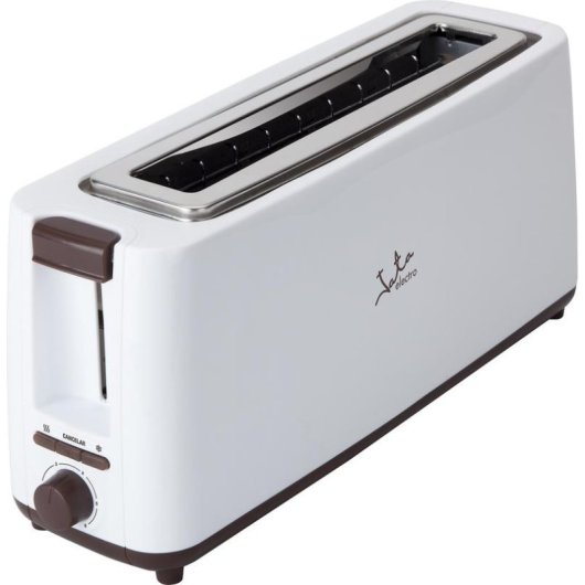 Broodrooster Jata TT579 1 Brede Sleuf 900 W 6 Bruiningsstanden Ontdooien Opwarmen Wit