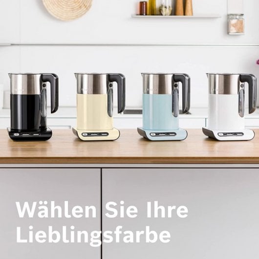 Bosch Hogar Styline TWK8611P Bouilloire 1,5L 2400W Gris