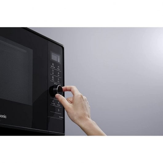 Panasonic NN-GD35HBGTG Mikrowelle mit Grillfunktion, 23 l, 1000 W, Schwarz