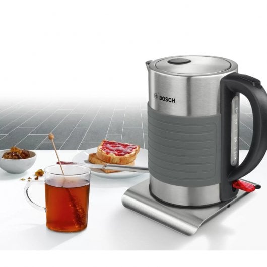 Bosch TWK7S05 Hervidor de Agua 1.7L 2200W Gris