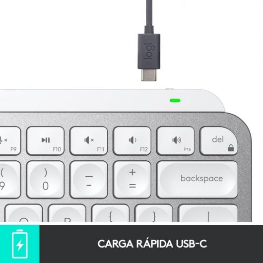 Logitech MX Keys Mini Teclado Inalámbrico Bluetooth Gris