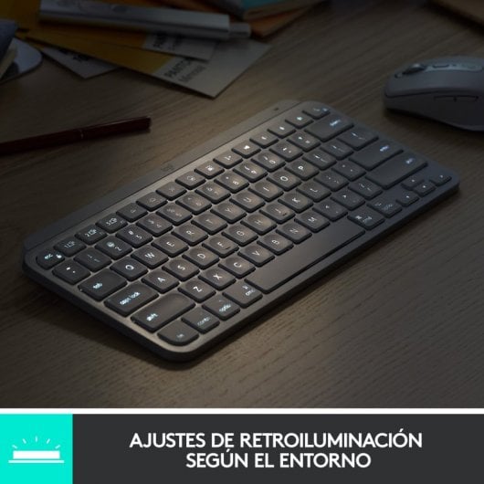 Logitech MX Keys Mini Teclado Inalámbrico Bluetooth Gris