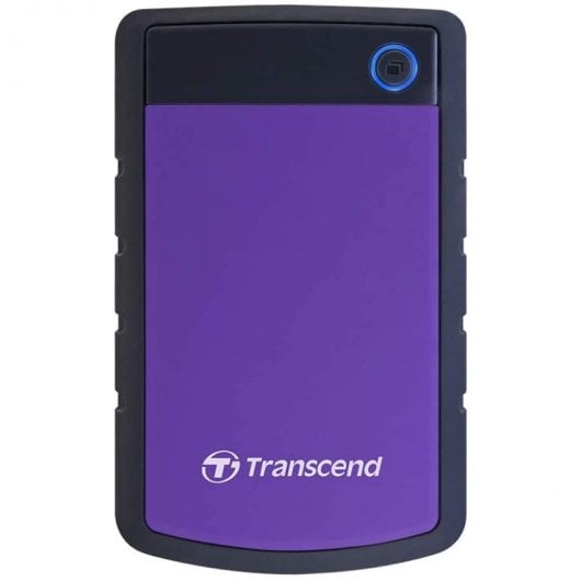 Transcend StoreJet 25H3P (USB 3.0), 2TB Externe Festplatte 5400 RPM 2.5" Micro-USB B 3.2 Gen 1 (3.1 Gen 1) Schwarz, Violett