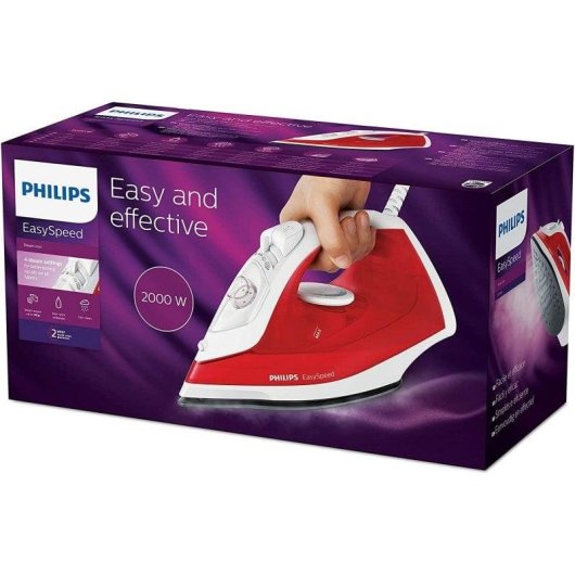 Dampfbügeleisen Philips EasySpeed GC1742/40 2000W Rot