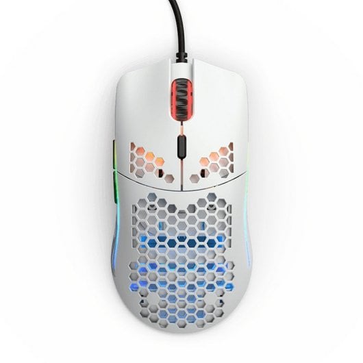 Glorious Pc Gaming Race Model O- Rato Gaming RGB 12000 DPI Branco Mate