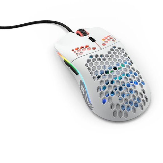 Glorious Pc Gaming Race Model O- Rato Gaming RGB 12000 DPI Branco Mate