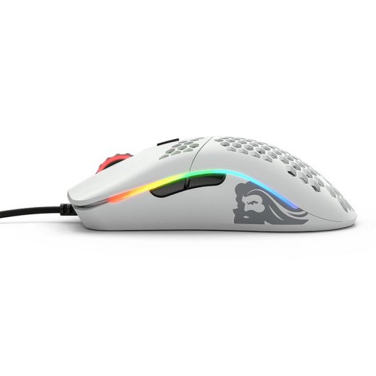 Glorious Pc Gaming Race Model O- Rato Gaming RGB 12000 DPI Branco Mate