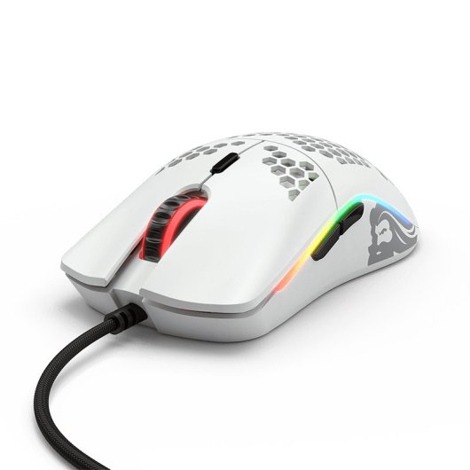 Glorious Pc Gaming Race Model O- Rato Gaming RGB 12000 DPI Branco Mate