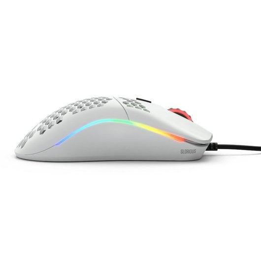 Glorious Pc Gaming Race Model O- Rato Gaming RGB 12000 DPI Branco Mate