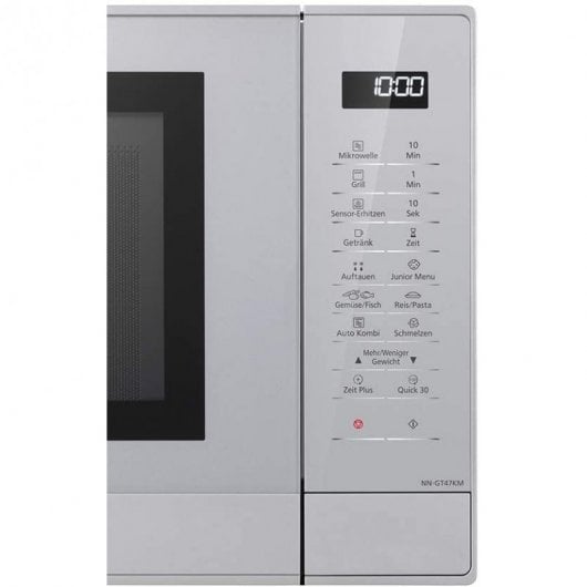Panasonic NN-GT47KMGPG Microondas con Grill 31L 1000W Plateado