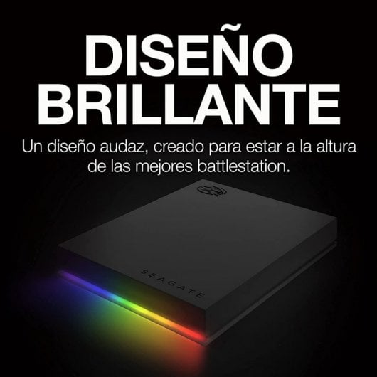 Seagate Game Drive FireCuda disque dur externe 1000 Go Noir