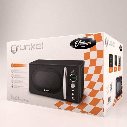 Micro-ondas Grunkel MW-DG N 20L 700W com controlo digital