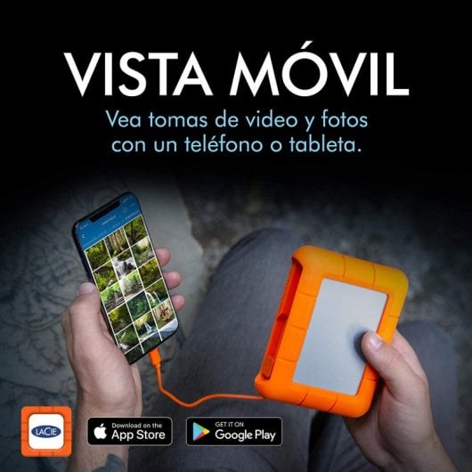 LaCie Rugged Boss SSD 1TB USB-C/USB 3.1 Naranja