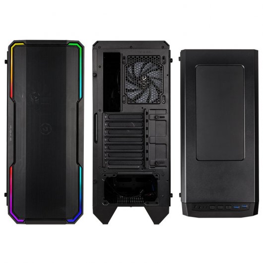 BitFenix ENSO Mesh ARGB Vetro temperato USB 3.0 Nero