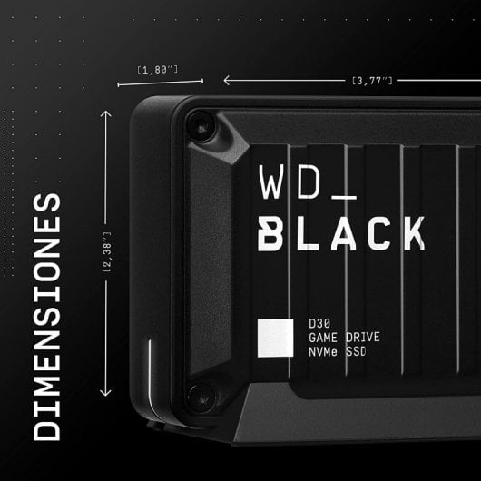 Disque de jeu WD Black D30 2 To USB-C pour Xbox Series/PlayStation 5