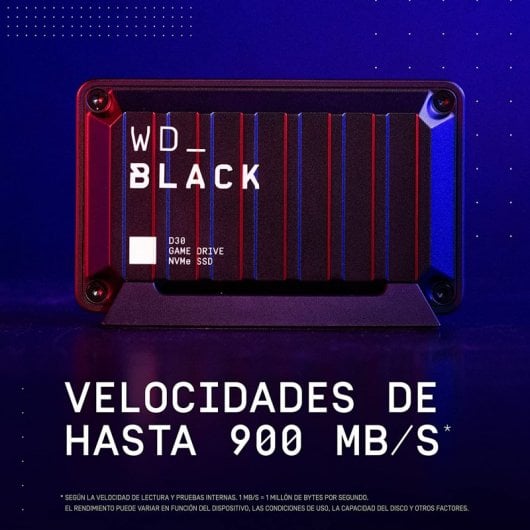 Disque de jeu WD Black D30 2 To USB-C pour Xbox Series/PlayStation 5
