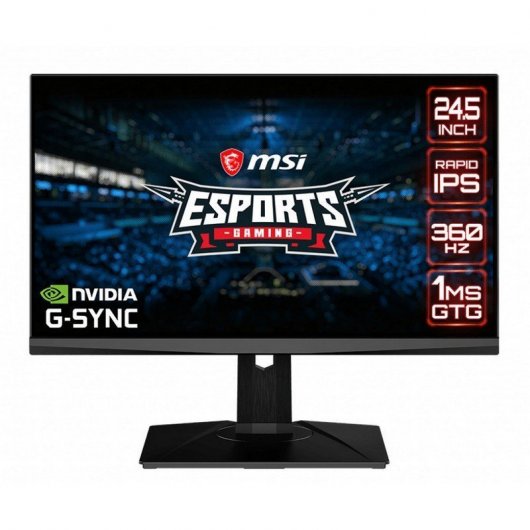 Pack 2X MSI Oculus NXG253R 24.5" LED IPS FullHD 360Hz G-Sync