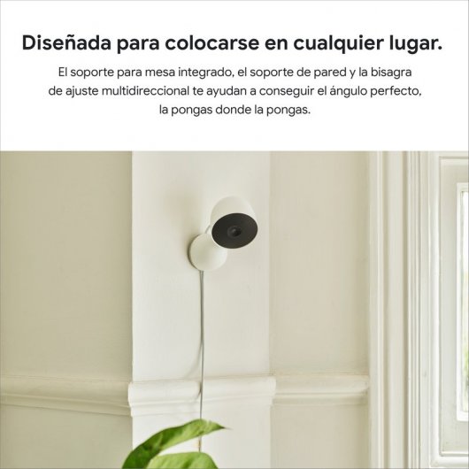 Google Nest Cam (per interni, con cavo)