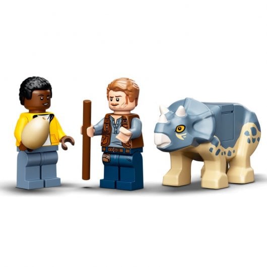 Lego Jurassic World: Exposición del Dinosaurio T. Rex Fosilizado