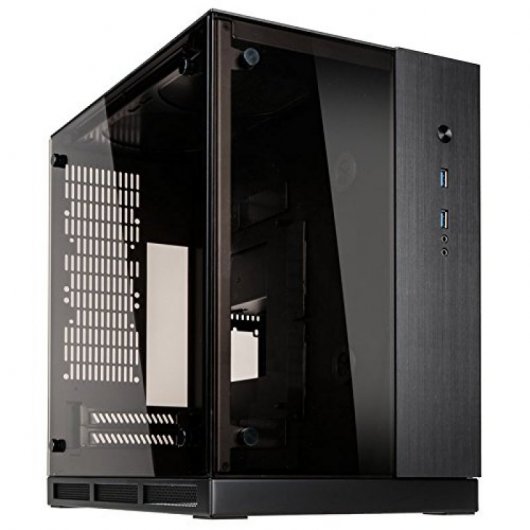 Lian-Li PC-Q37 Cristal Templado USB 3.0 Negro