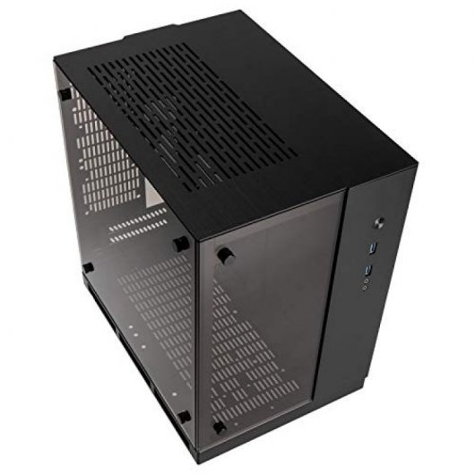 Lian-Li PC-Q37 Cristal Templado USB 3.0 Negro
