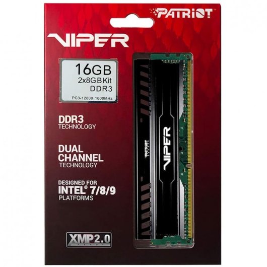 Patriot Viper 3 DDR3 1600 MHz 16 GB 2 x 8 GB CL9