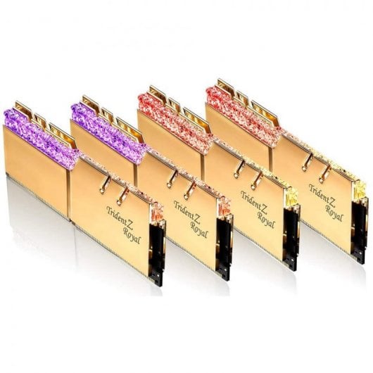 G.Skill Trident Z Royal DDR4 3600MHz 32GB 4x8GB CL16 Douradas