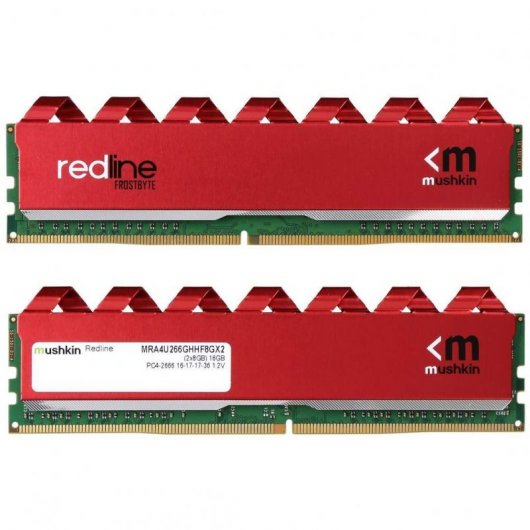 Mushkin Redline DDR4 3466 MHz 16 Go 2 x 8 Go CL18 Rouge