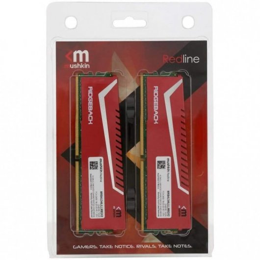 Mushkin Redline DDR4 3466 MHz 16 Go 2 x 8 Go CL18 Rouge
