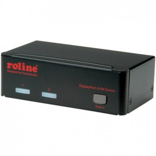 Roline 14.01.3327 Switch KVM 1 Usuario 2 Salidas USB Negro