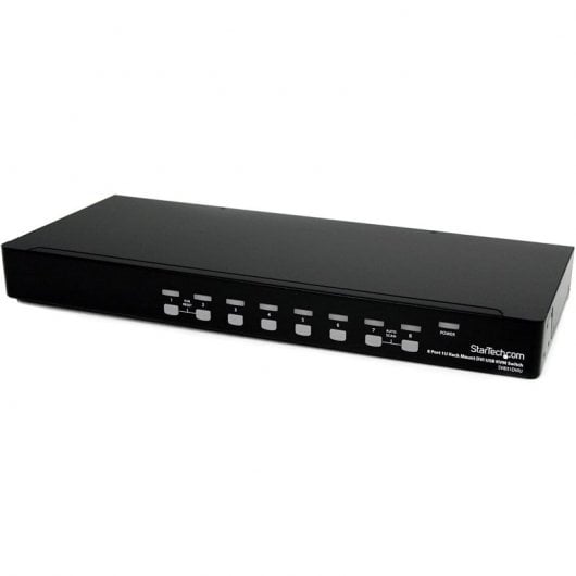 StarTech.com Switch KVM DVI USB a 8 porte montabile a rack 1U