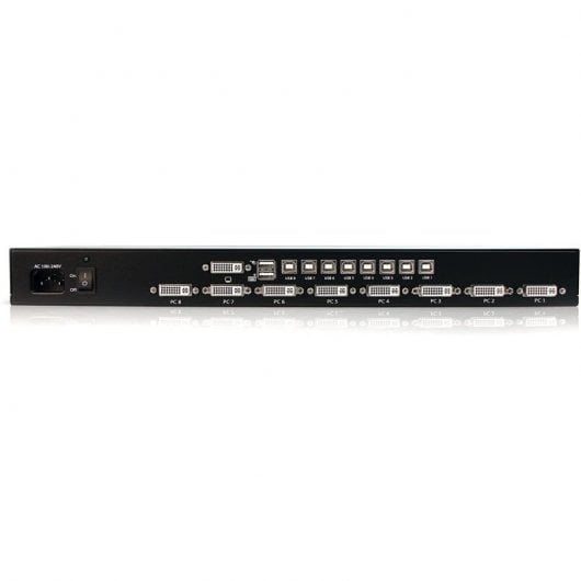 StarTech.com Switch KVM DVI USB a 8 porte montabile a rack 1U