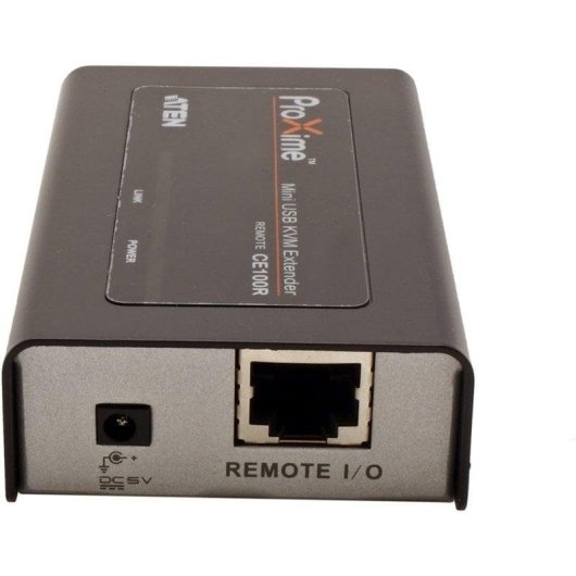 Extensore KVM Aten CE100-AT-G Mini USB Cat5 100m Nero/Argento