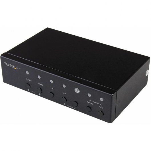 StarTech.com Extendeur vidéo HDBaseT multi-entrées avec switch intégré - HDMI, VGA, DisplayPort via Cat5e ou Cat 6 - 4K