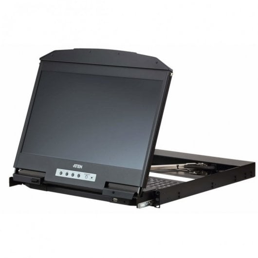 Aten CL3800NW D Consola KVM USB/HDMI/DVI/VGA Dual Rail Alemán Negro