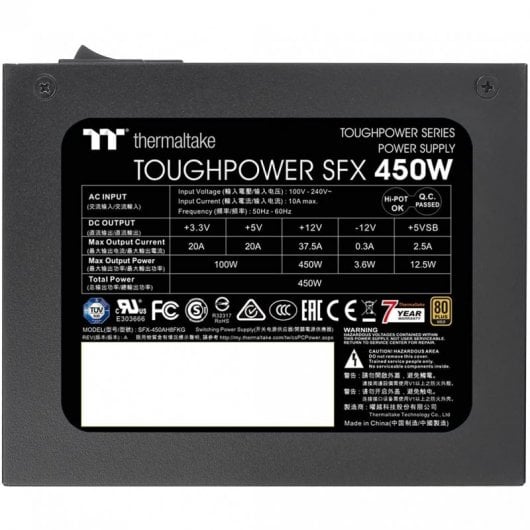 Thermaltake Toughpower SFX 450W 80 Plus Gold entièrement modulaire