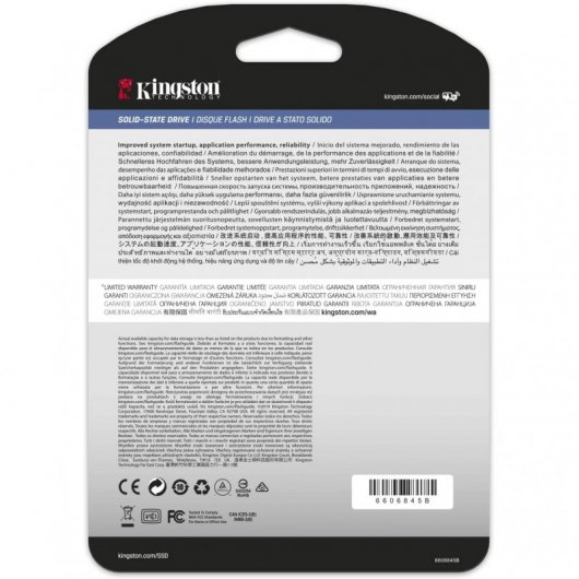 Kingston Data Center DC450R SSD 2.5" 7.68TB SATA 3