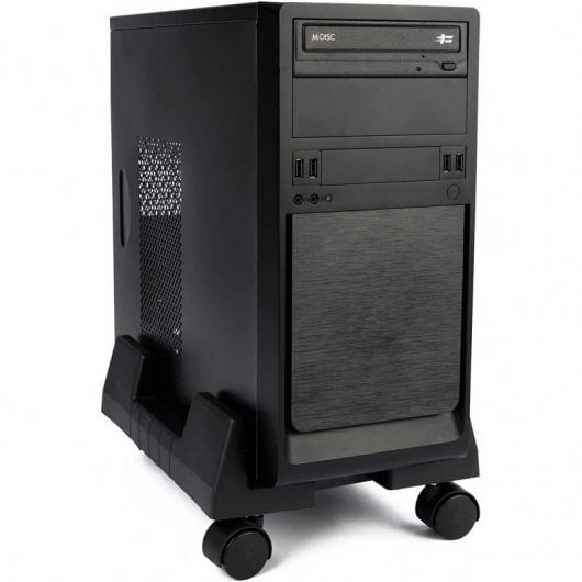 Donkey PC Soporte CPU con Ruedas Ajustable Negro