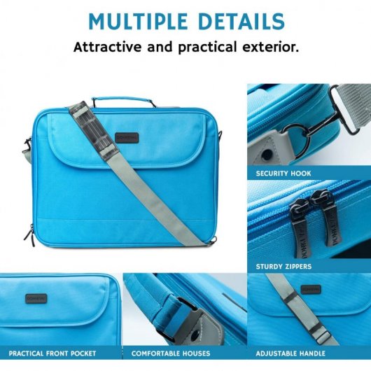 Donkey Pc Classic Colours Maletín para Portátil hasta 15.6" Azul