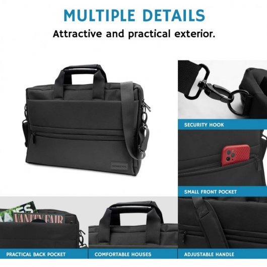 Donkey PC Maletín para Portátil hasta 15.6" Negro