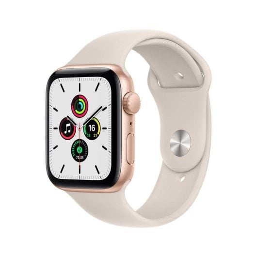Apple Watch SE 2021 GPS 44mm Aluminio Dorado con Correa Deportiva Beige